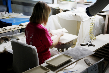 梅山窯：たたらづくり